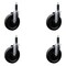 Service Caster 6'' Phenolic Wheel Swivel 1'' Expanding Stem Caster Set, 4PK SCC-EX20S615-PHS-1-4 - alternate 1